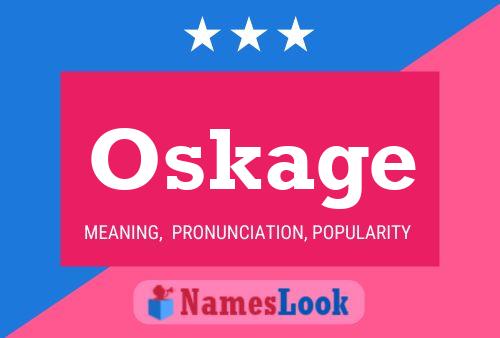 Póster del nombre Oskage