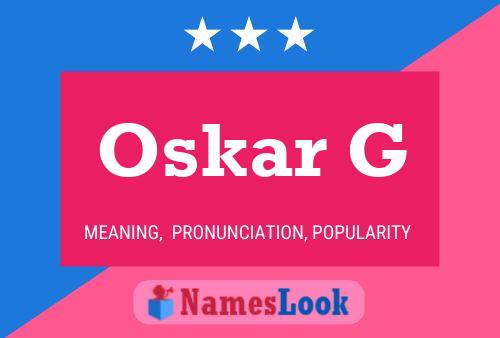 Póster del nombre Oskar G