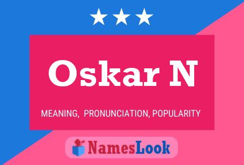 Póster del nombre Oskar N