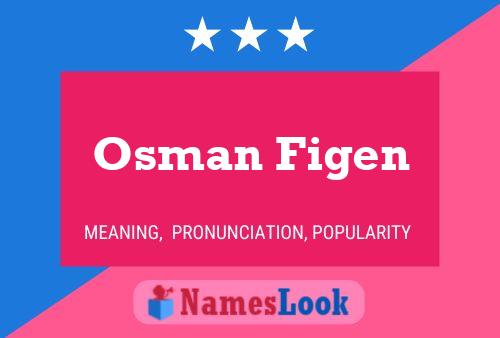 Póster del nombre Osman Figen