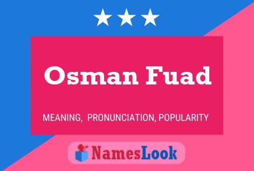 Póster del nombre Osman Fuad