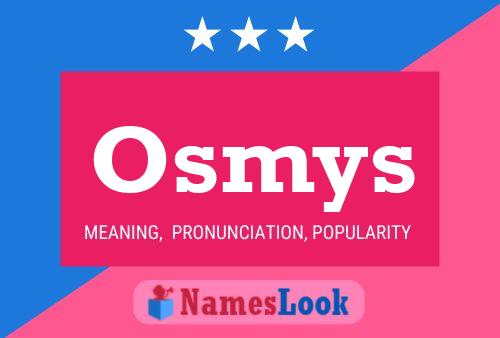 Póster del nombre Osmys