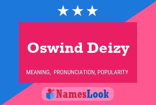 Póster del nombre Oswind Deizy