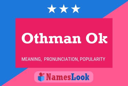 Póster del nombre Othman Ok