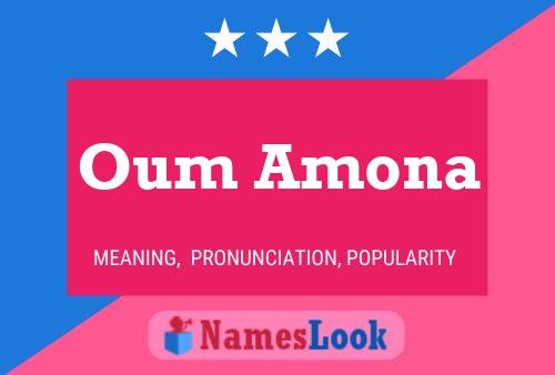 Póster del nombre Oum Amona