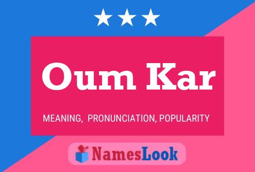 Póster del nombre Oum Kar