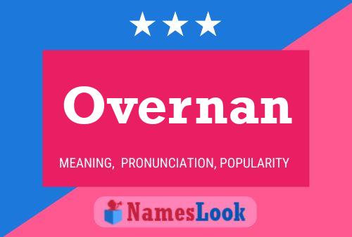 Póster del nombre Overnan