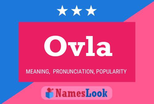 Póster del nombre Ovla