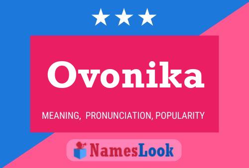 Póster del nombre Ovonika