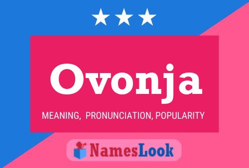 Póster del nombre Ovonja