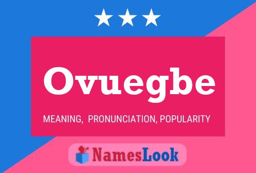 Póster del nombre Ovuegbe