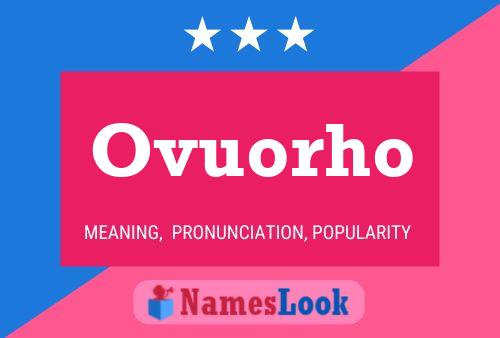 Póster del nombre Ovuorho