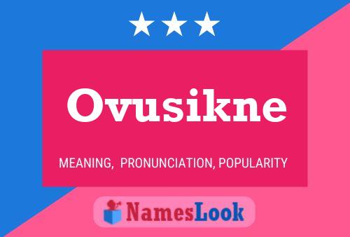 Póster del nombre Ovusikne