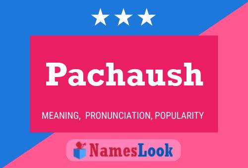 Póster del nombre Pachaush