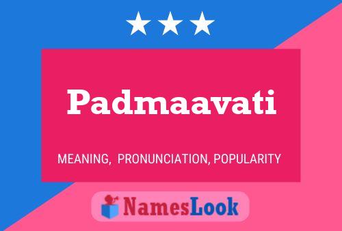 Póster del nombre Padmaavati