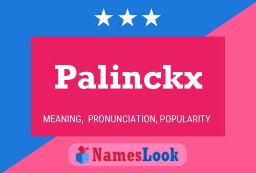 Póster del nombre Palinckx