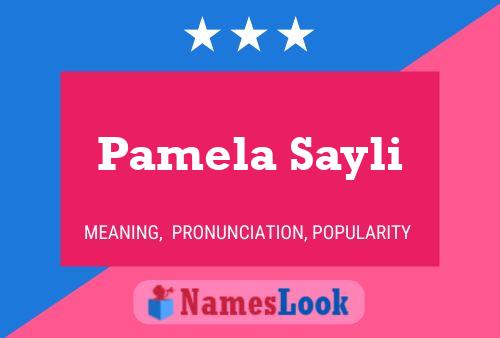 Póster del nombre Pamela Sayli