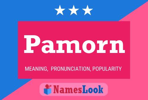 Póster del nombre Pamorn