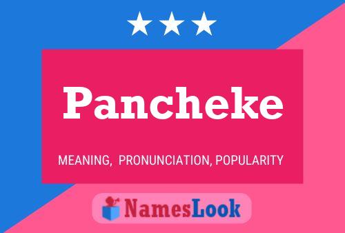 Póster del nombre Pancheke