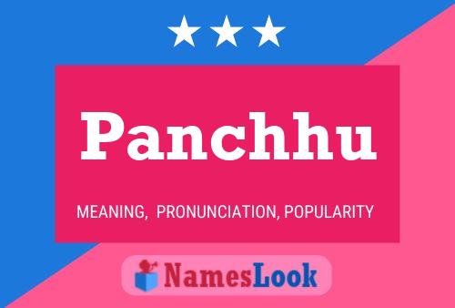 Póster del nombre Panchhu