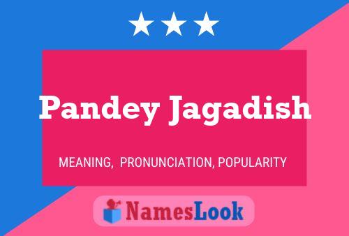 Póster del nombre Pandey Jagadish