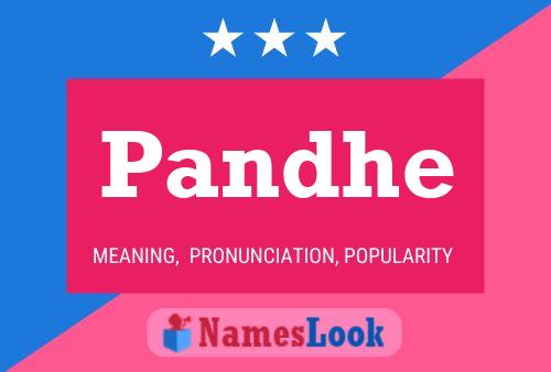 Póster del nombre Pandhe