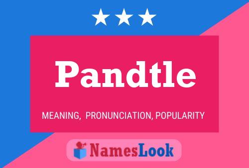 Póster del nombre Pandtle