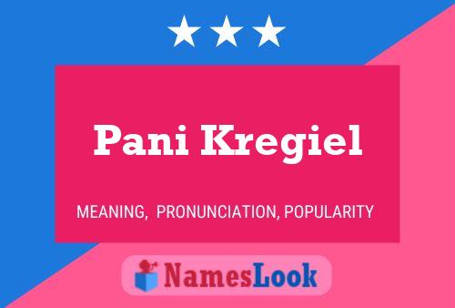 Póster del nombre Pani Kregiel