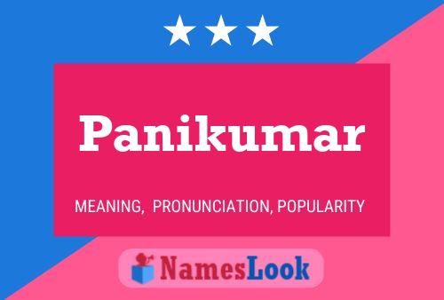 Póster del nombre Panikumar