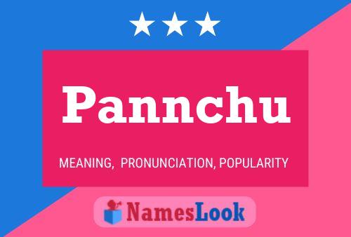 Póster del nombre Pannchu