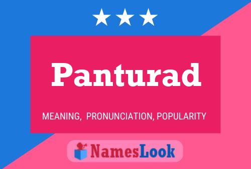 Póster del nombre Panturad