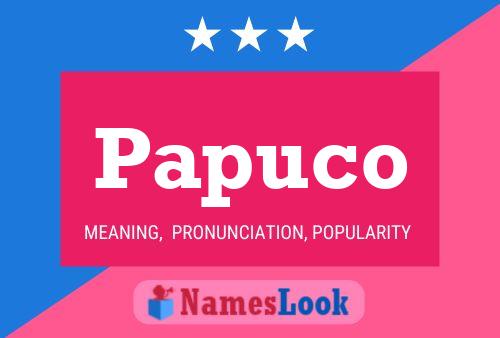 Póster del nombre Papuco