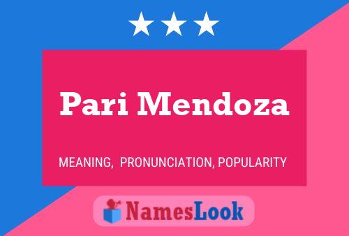 Póster del nombre Pari Mendoza