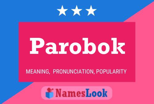 Póster del nombre Parobok