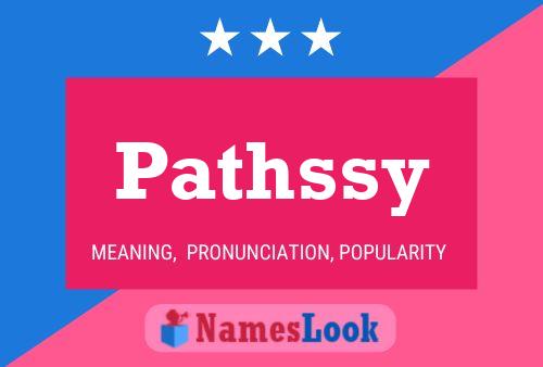 Póster del nombre Pathssy