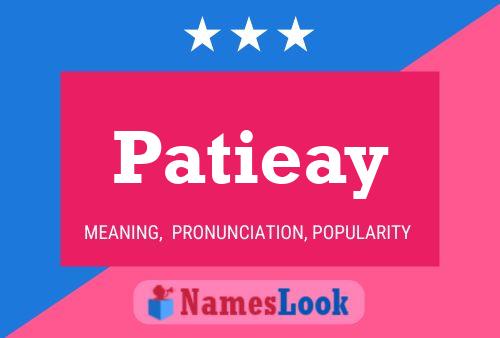 Póster del nombre Patieay