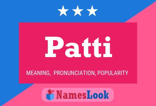 Póster del nombre Patti