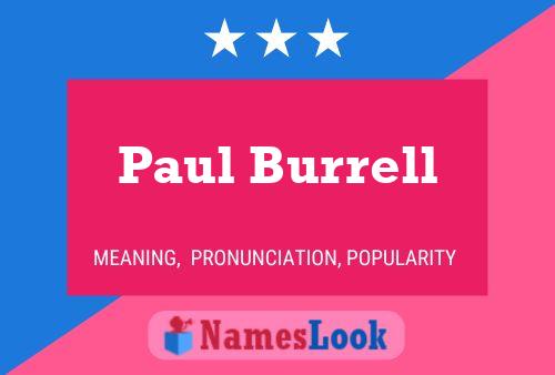 Póster del nombre Paul Burrell