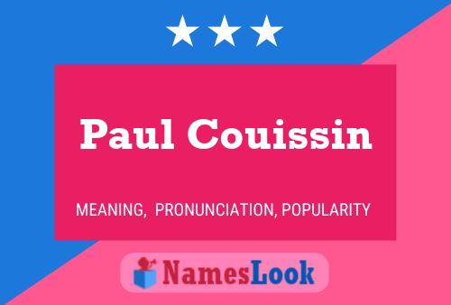 Póster del nombre Paul Couissin