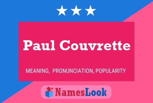 Póster del nombre Paul Couvrette