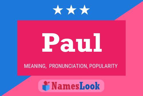 Póster del nombre Paul