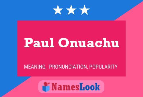 Póster del nombre Paul Onuachu