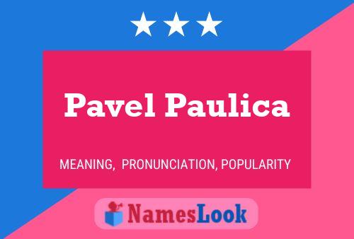 Póster del nombre Pavel Paulica