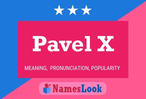 Póster del nombre Pavel X