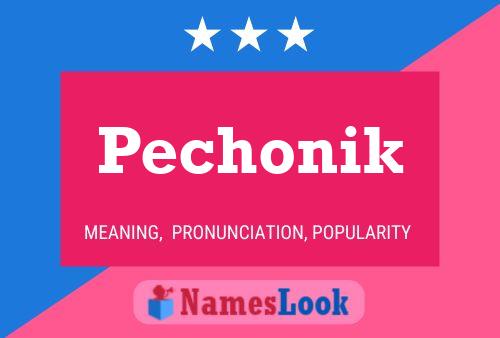 Póster del nombre Pechonik