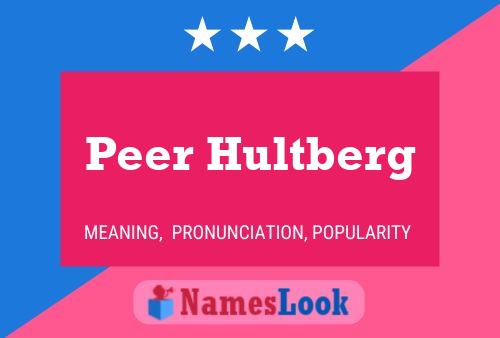 Póster del nombre Peer Hultberg