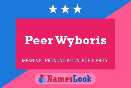 Póster del nombre Peer Wyboris