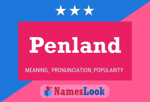 Póster del nombre Penland