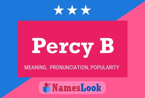 Póster del nombre Percy B