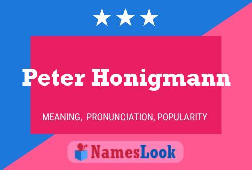 Póster del nombre Peter Honigmann